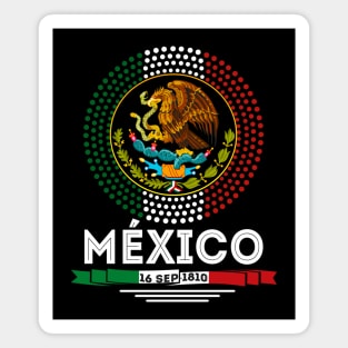 Mexico aguila escudo de la bandera de Mexico 16 de Septiembre 1810 Magnet